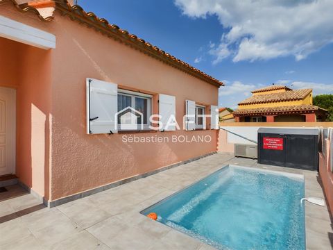 Maison 3 chambres, garage, piscine, jacuzzi - Le Barcarès.