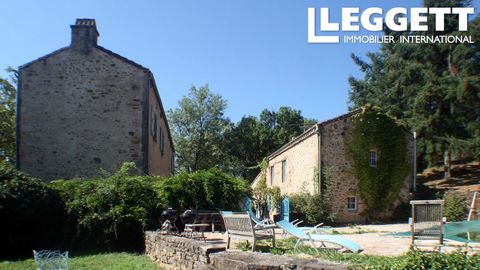 112705DJE12 - This lovely property is set in a tiny hamlet near Najac. Originally it was the local school and comprises two large living rooms, three bedrooms and a large bathroom. It has the benefit of oil fired central heating. The house is ajacent...