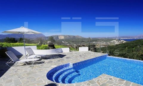This secluded, beautiful villa for sale in Kalyves, Chania is a must see! Built in 2015, this luxurious villa with an open floor plan has 2 bedrooms and 1 bath consisting of 76.8 sqms of living area. Spacious balconies surround this home offering num...
