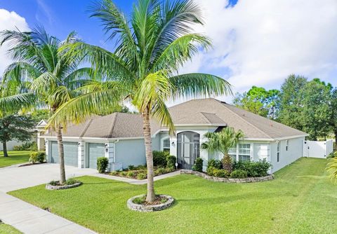 Property is in the United States. Address:  2324 Merlin Drive Melbourne, Florida 32904.   Welcome to this gorgeous move-in-ready & energy efficient LAKEFRONT 4 BR, 3 Bath, 3 Car Garage home. Bright & spacious open flr plan w/tile plank flooring in ma...