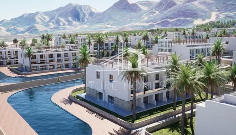 Luxury flats for sale are located in Esentepe, Cyprus. This project, which will be one of the largest complexes in the region, offers its buyers and residents a good investment opportunity and an all-inclusive lifestyle. The complex to be built in Es...
