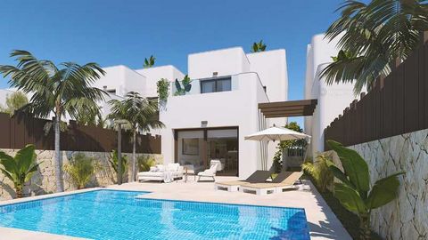 Description of object: These very nice and modern villas consist of a constructed area of approx. 173 m² (including terraces) with 3 bedrooms, 3 bathrooms (2 en-suite), 1 living / dining area with modern fitted kitchen, 1 terraced at first floor (app...