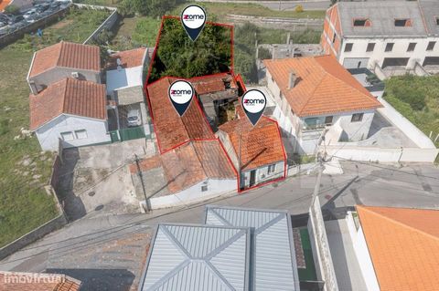 Terreno com Área Bruta de construção 270m² e 2 moradias térreas para recuperar em Espinho Moradia 1 com 62m² Moradia 2 com 34m² Terreno para construção de moradia com as seguintes áreas: - Área total do terreno: 535,00m² - Área de implantação: 135,00...