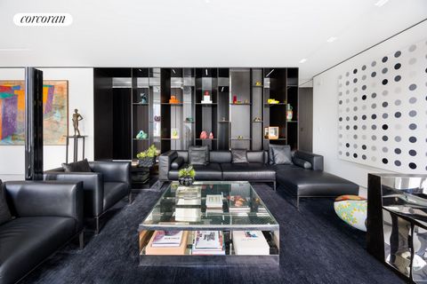 This extraordinary full-floor home at 465 Park Avenue has been masterfully reimagined by the renowned Joeb Moore & Partners, whose innovative renovation of the apartment earned an AIA design award. Offering three to four bedrooms, three and a half ba...