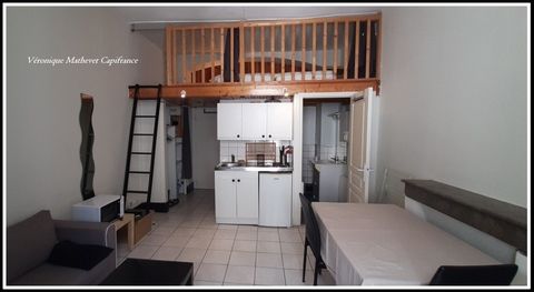 CENTRE GRENOBLE STUDIO MEUBLE AVEC MEZZANINE
