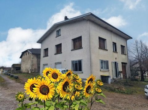 MAISON à vendre 5 pièces proche VITTEL (88) avec GARAGE et ATELIER - TERRAIN : 1515 m2