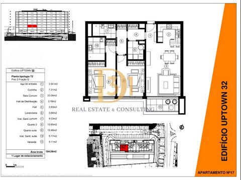 UPTOWN 32 is a new residential development located in São Martinho, one of the most sought-after areas in Funchal. Offering T1 and T2 units, it features spacious, well-lit bedrooms with generous areas, ideal for those who value comfort and functional...