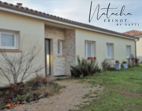 FRONTON Maison de plain-pied récente 110 m² 3 chambres + bureau – Grand garage – Terrain 1000 m²