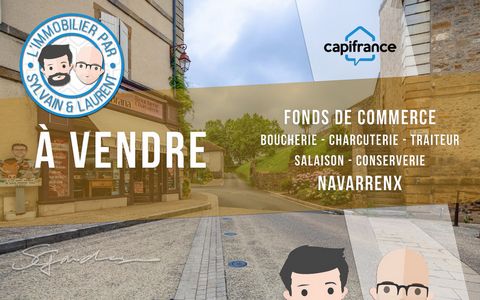 Fonds de commerce Boucherie Charcuterie Traiteur à vendre NAVARRENX (64)