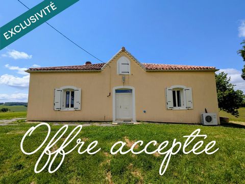 Maison gasconne isolée avec dépendances en position dominante avec vue Pyrénées et potentiel XXL