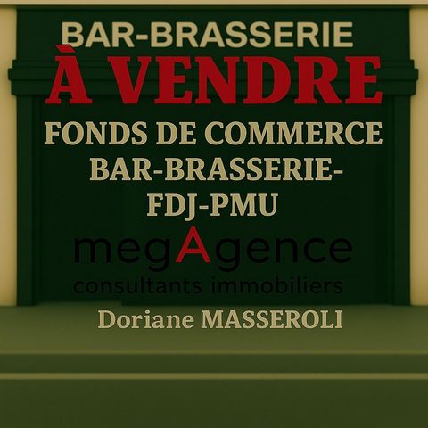 OPPORTUNITÉ RARE : FONDS DE COMMERCE BAR-BRASSERIE-FDJ-PMU À VENDRE
