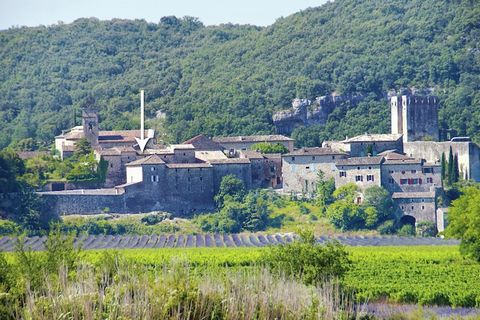 This peaceful 3-bedroom holiday home in Montclus, Ardèche, welcomes up to 6 guests and is perfect for a relaxing escape. Located on a quiet one-way street with minimal traffic, it offers stunning views of lavender fields and green mountains from the ...