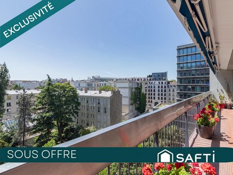 Appartement T3 de 62m² avec grand balcon de 13m2 sans vis à vis