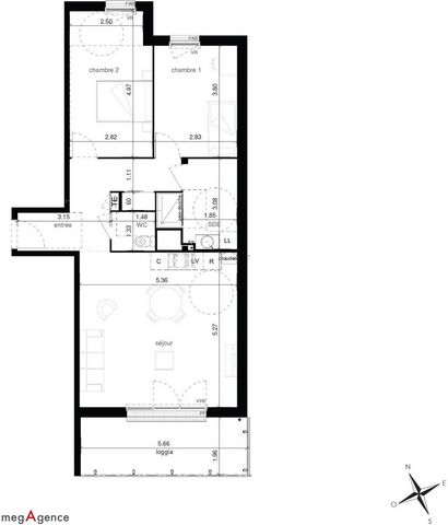 APPARTEMENT NEUF DE 71 m2 - Loggia, cave, parking