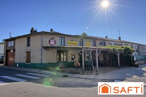 Immeuble pour investisseur ou projet commercial 290 m² comprenant 1 habitation et une surface commerciale.