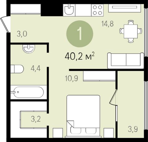 ЕВРОДВУШКА. Продуманная планировка. В квартире есть гардеробная, большая кухня-гостиная и комната, лоджия из комнаты. утеплена радиатором. Квартира сдается с получистовой отделкой. Есть РАССРОЧКА на 6 месяцев. Ипотека. Обмена на вторичное жилье.