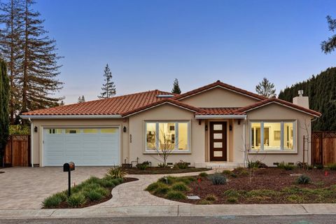 Beautiful New Modern Mediterranean just a short distance from Los Altos Village. Light-filled with impeccable craftsmanship inside and out. There are 5 bedrooms & 4.5 baths, including 3 bedrooms with en suite baths providing plenty of options for gue...