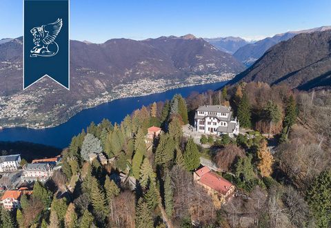 This outstanding historical estate for sale has a charming view of the lake, is girdled by greenery and resides in an elevated position in the province of Como. A long tree-lined road runs along this property's park, which sprawls over roughly 1...