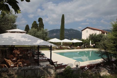 This holiday house is part of an authentic “agriturismo” (country estate/farm) located in the village of Tocco da Casauria, in the Italian region of Abruzzo. One side of the estate is bordered by an ancient olive grove with the Maiella mountains in t...