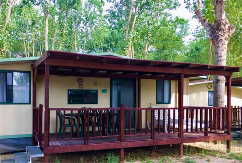 This charming holiday park covers 70,000 square metres, with large shady pitches with lake view, 2 swimming pools for adults and children, mobilhomes, mobilhomes for disabled people, Coco tents and Safari Lodge tents. A small harbor with moorings for...