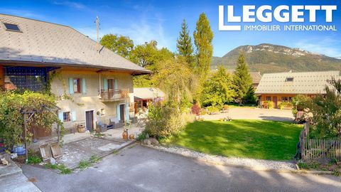 A16296 - Located in the heart of the massif des Bauges at Lescheraines on a quiet and peaceful impasse, this renovated stone farmhouse is walking distance to all the artisanal shops and restaurants plus the superb leisure lakes complex. Just 25 km fr...