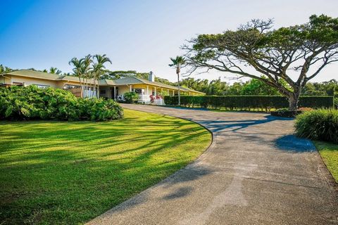 Welcome to 150 Hohani Place, a lush and meticulously maintained compound in serene Haiku, Maui. True to its Hawaiian name, which means 