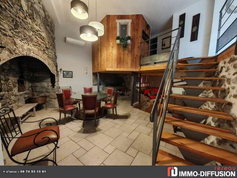 Mandate N°FRP162256 : AX LES THERMES (09110), Apart. 4 Rooms approximately 84 m2 including 4 room(s) - 2 bed-rooms - Terrace : 56 m2. Built in 1830 - Equipement annex : Terrace, double vitrage, Fireplace, and Reversible air conditioning - chauffage :...