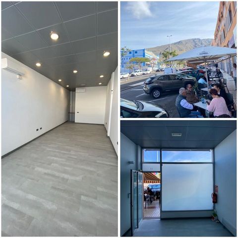 Large premises for sale in Los Olivos, Adeje. This 80m2 premises is located at street level, in the Los Olivos area of Adeje. It is distributed in 40m2 on the main floor and 40m2 on the ground floor with a toilet. It has been recently renovated and h...