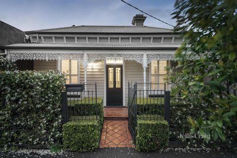 Exquisitely reimagined with emphases on efficiency and functionality, this evocative Victorian promises a bright and serene family lifestyle in the most revered of Richmond streets. An inviting hallway introduces three substantial bedrooms, a moderni...