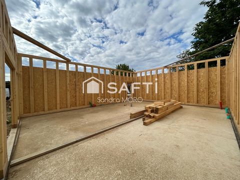 Maison bois neuve de 98 m², moderne et éco-conçue.