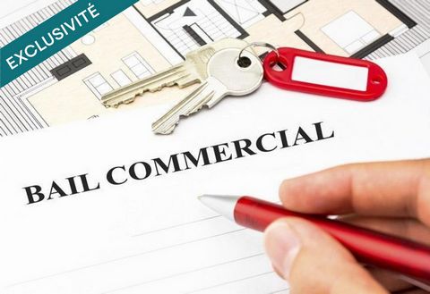 DROIT AU BAIL LOCAL COMMERCIAL À VENDRE AVEC FORT POTENTIEL