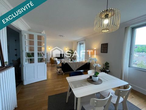 Charmant appartement de 77m²+2 chambres de bonne+Terrasse et balcon+cave