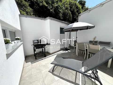 TRÈS JOLI APPARTEMENT RÉNOVÉ 85M2 AVEC UNE BELLE TERRASSE COSY DE 21M2 + DÈPENDANCE DE 8M2