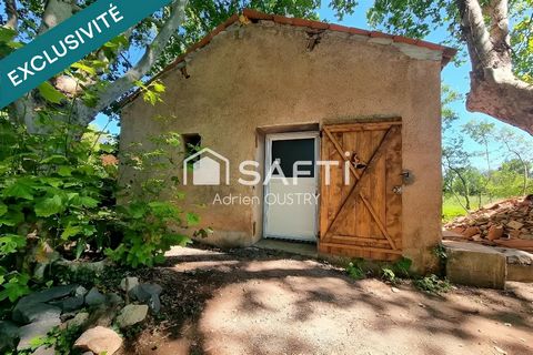 À vendre : Terrain rare avec mazet cadastré – Hérault