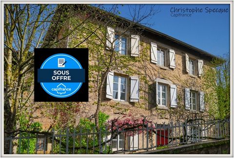 Maison à vendre en pierre de 143 m² habitable , grange, terrain CELLES SUR DUROLLE (63)