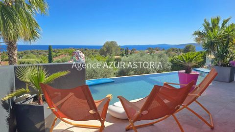 A VENDRE VILLA CONTEMPORAINE 6 PIECES VUE MER PANORAMIQUE A SAINT RAPHAEL - Cote D'azur