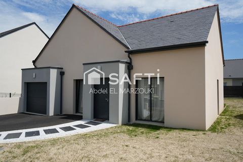 Maison Contemporaine de Plain-Pied de 2023 au Plessis-Grammoire