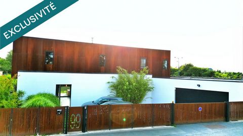 Rare Maison d'architecte Cubique - 4 chambres jardin garage