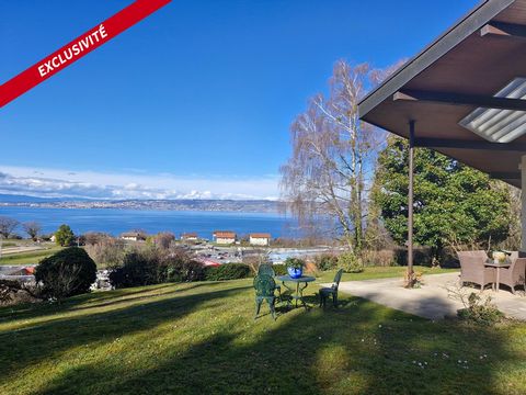 Maison de charme de 214 m2 avec vue panoramique sur le Lac Léman