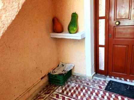 Kalamafka, Ierapetra: House of 70m2 on a plot of 600m2. The house is on two floors. On the ground floor there is a bedroom, an open plan living area with kitchen and a bathroom. The top floor has two bedrooms. The property has an internal and externa...