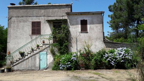 ONANO (VT): In a quiet position, country house of about 120 sqm on two levels comprising: * Ground floor: rustic tavern with fireplace, storeroom and garage; * First floor: living room, kitchenette, double bedroom and bathroom. The property includes ...