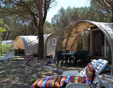 This charming holiday park covers 70,000 square meters, with large shady pitches with lake view, 2 swimming pools for adults and children, mobilhomes, mobilhomes for disabled people, Coco tents and Safari Lodge tents. A small harbor with moorings for...