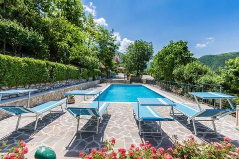 Nestling in Piobbico, Marche, Italy, this 4-bedroom villa can host a family or group of 12. It has an outdoor swimming pool equipped with deckchairs and umbrellas. This accommodation is a great base to explore towns, villages and the countryside of t...