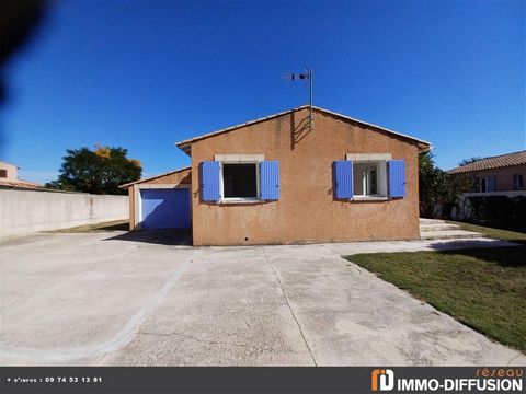 Mandate N°FRP154696 : Villa approximately 73 m2 including 3 room(s) - 2 bed-rooms - Site : 800 m2, Sight : Site. Built in 2000 - Equipement annex : Garden, Terrace, Garage, parking, double vitrage, - chauffage : electrique - Class Energy C : 173 kWh....