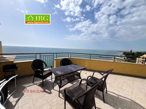 IBG Real Estates offers for sale this spacious one-bedroom apartment with a large terrace with a frontal sea view, located on the 7th floor in Midia Grand Resort, Aheloy. The complex is located a step from the beach and within walking distance from t...