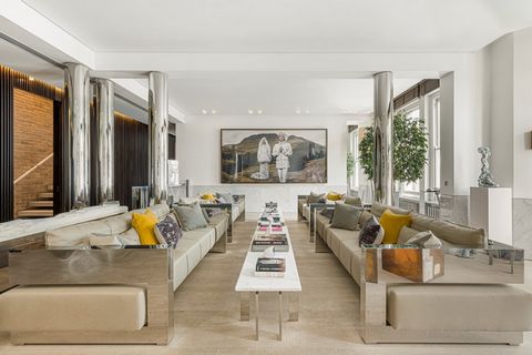 This bespoke duplex apartment was expertly brought to life by renowned architect Chakib Richarni. It is an ornately appointed luxury apartment that spans nearly 5,600 sq. ft. with a refined interior that evokes sophistication in every detail. On ente...
