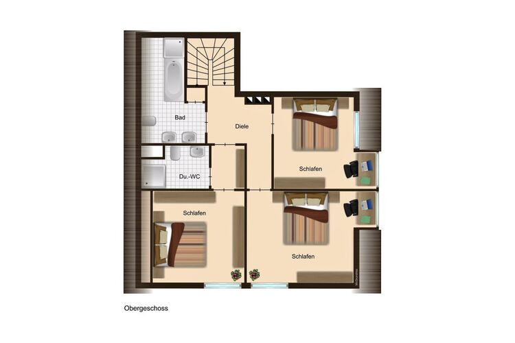 Belle maison au toit de chaume dans un emplacement fantastique et idéalement proche de la plage et du centre ville - 3 chambres et 3 salles de bains pouvant accueillir jusqu'à 6 personnes.