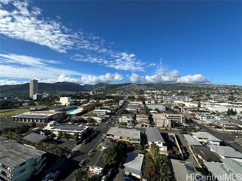 Now available for sale at the Summer Villa, this delightful high floor one-bedroom unit offers a full bath and a spacious open lanai, perfect for enjoying the Hawaiian breeze. The property includes a secure covered parking stall, providing both conve...