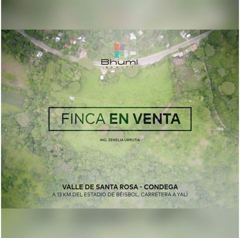 This farm is located in Condega, Estelí, a privileged area for its natural beauty and its proximity to tourist areas. With a land area of 158 blocks, it is an ideal property for those looking for a spacious and versatile space to develop different ac...