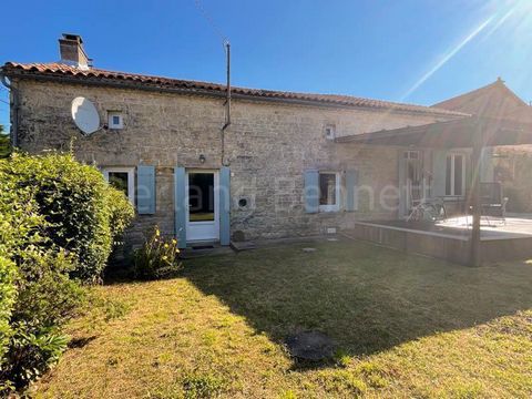 This beautiful stone house is situated in a village just a 5-minute drive from the pretty market town of Chef Boutonne and a range of shops and amenities, including a lake, park and outdoor swimming pool open during the summer months. This property o...